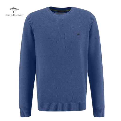 Muski-pulover-plaviFynch-Hatton-muski-veliki-brojevi-samo-u-extra-xxl-shopu