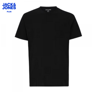 Crna majica kratki rukav, Jack Jones veliki brojevi,mutki veliki brojevi , samo u extra xxl shopu