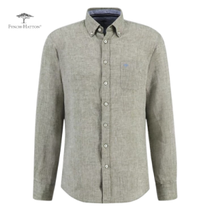 Lanena-kosulja-maslinasto-olive-zelena-klasik-Fynch-Hatton-muski-veliki-brojevi-samo-u-extra-xxl-shopu