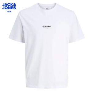 Jack@Jones-plus-sizebijela-s-natpisom-a-muska-majica